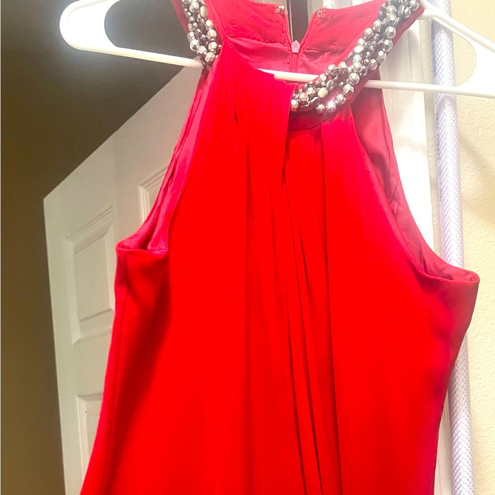 Ignite evening dress gown red